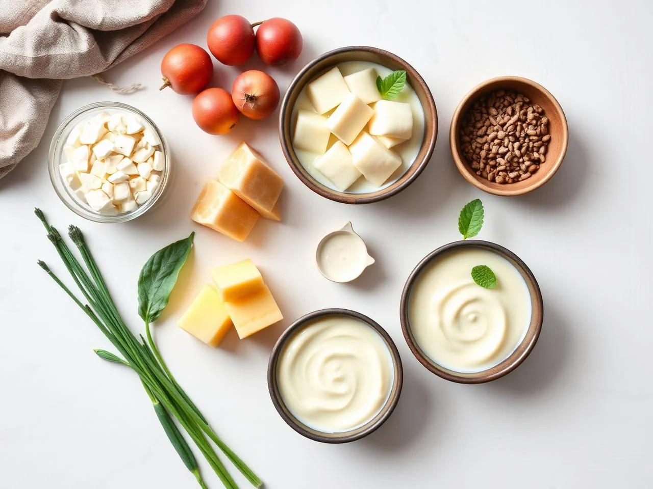 Ingredients for Vanilla Pudding