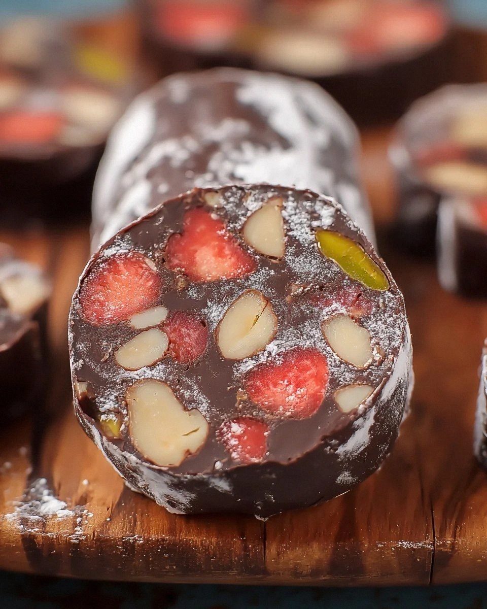 Vegan Chocolate Salami