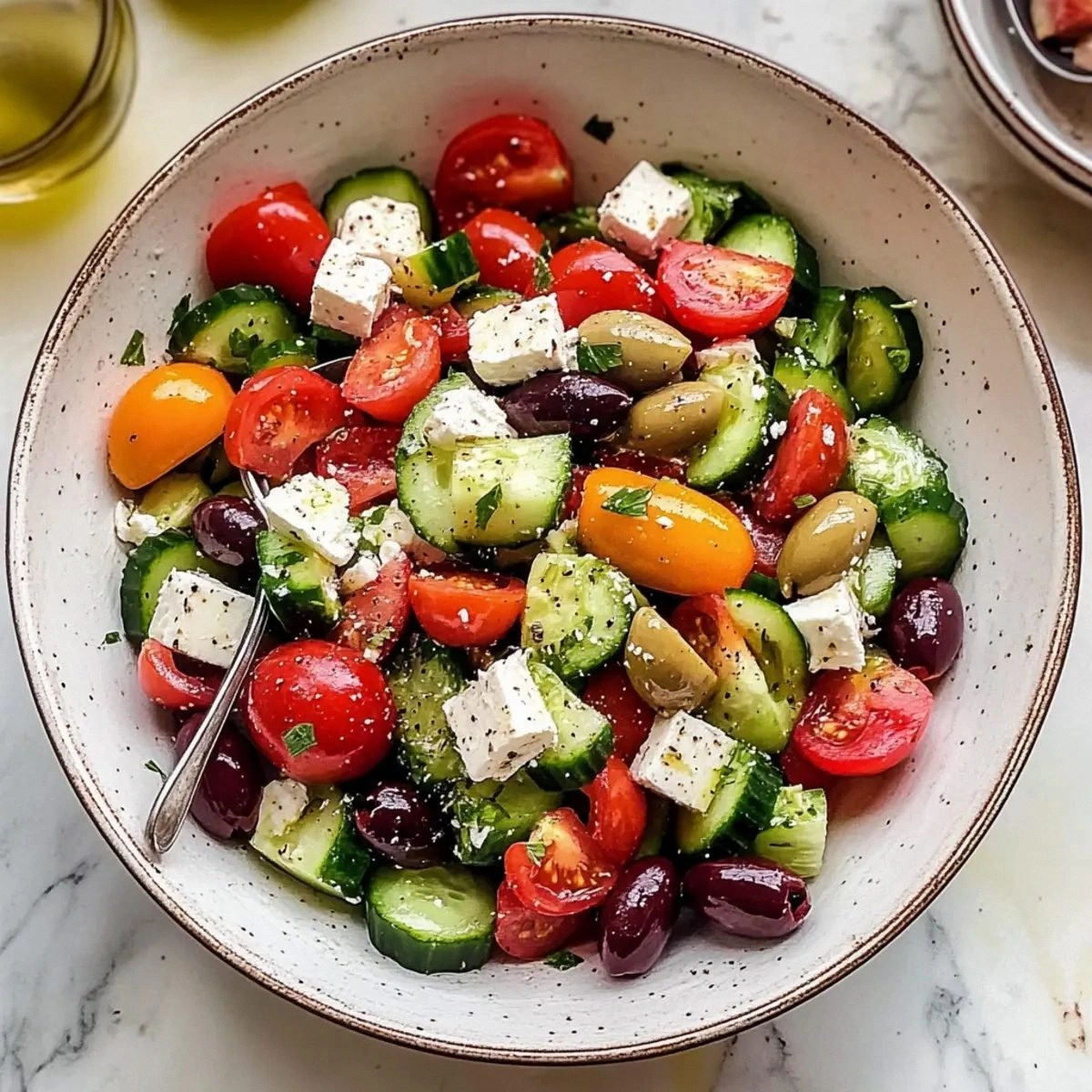 Vegan Greek Salad: Fresh, Flavorful, and So Easy to Make