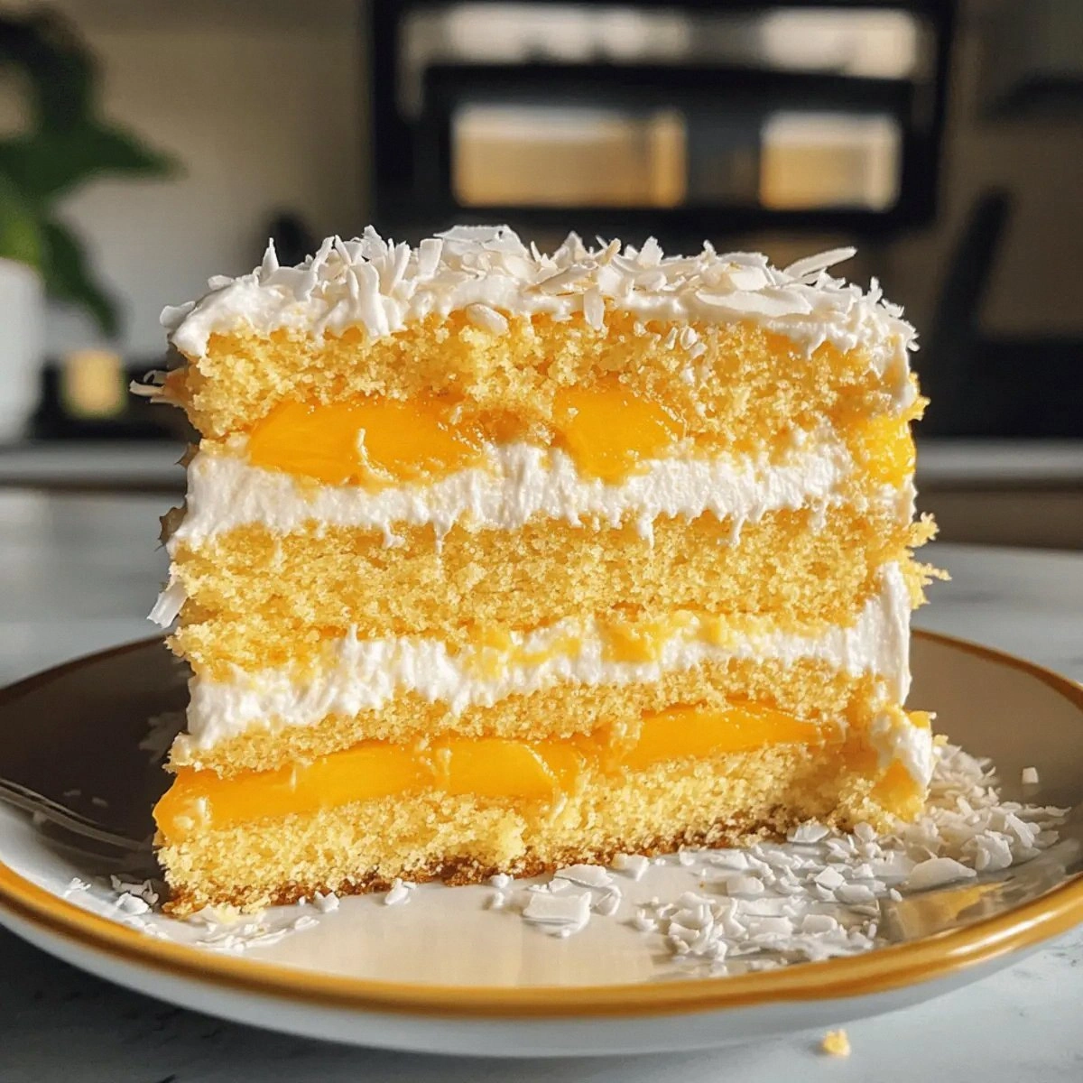 Vegan Mango Coconut Cake – A Slice of Tropical Paradise