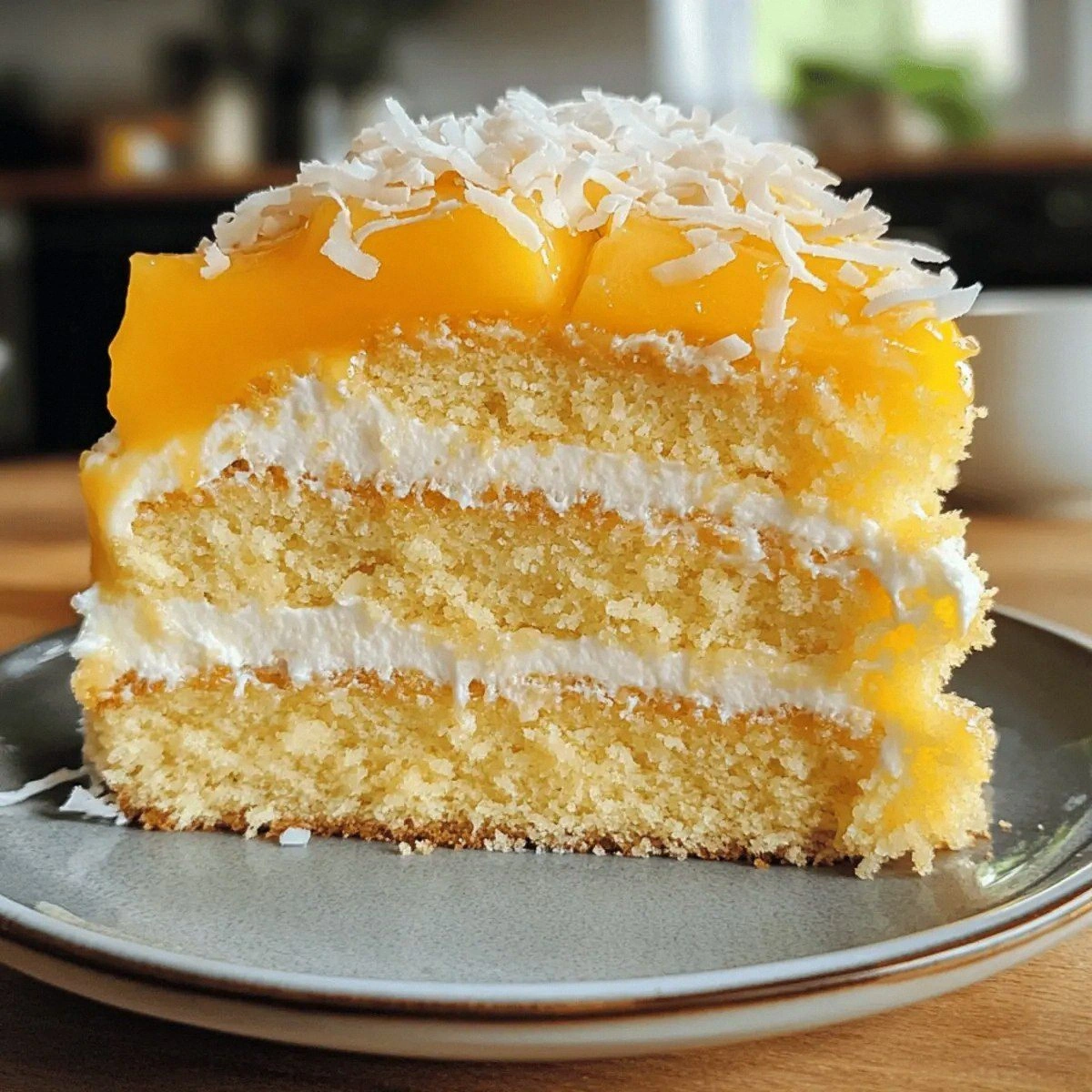 Vegan Mango Coconut Cake – A Slice of Tropical Paradise