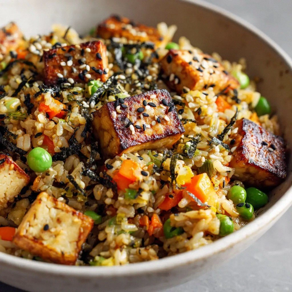 Vegan Miso Butter Fried Rice (