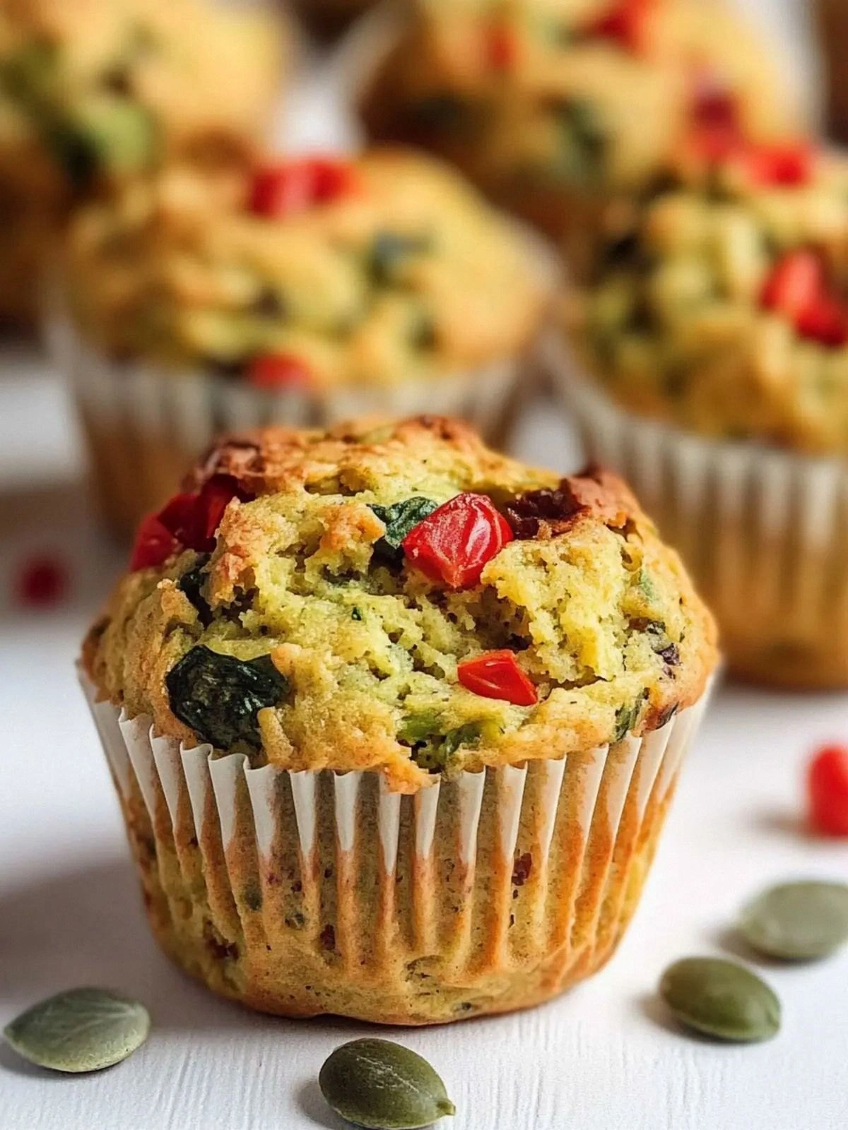 Vegan Savoury Muffins Packed w
