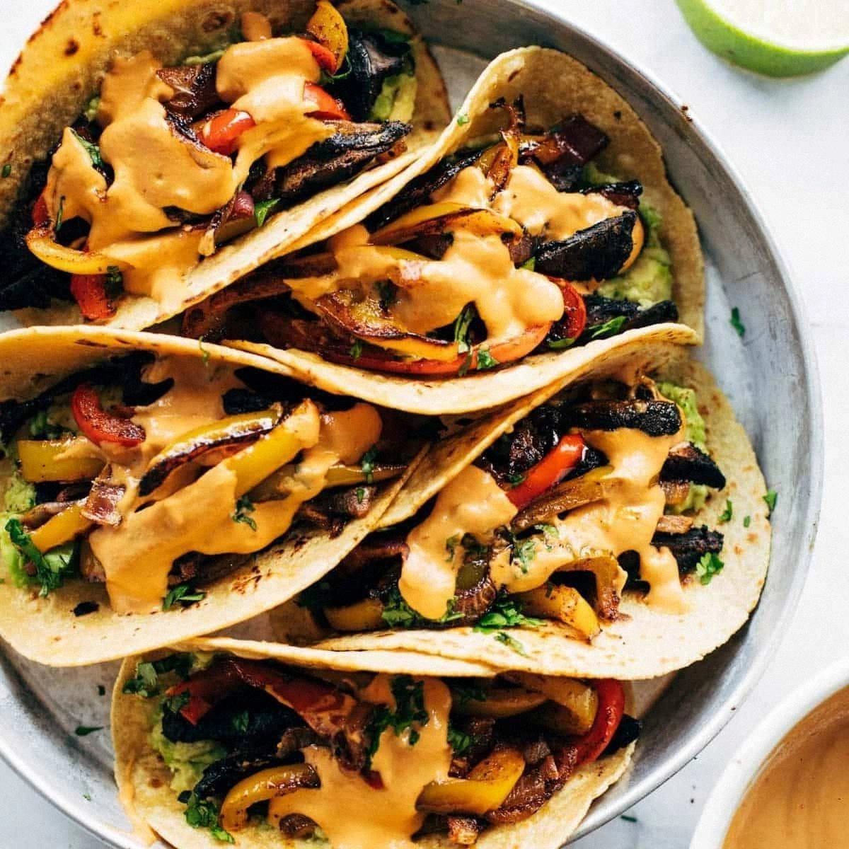 Vegan Sheet Pan Fajitas with C