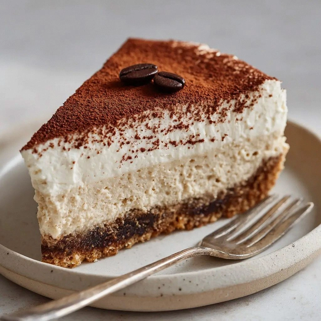 Vegan Tiramisu Cheesecake