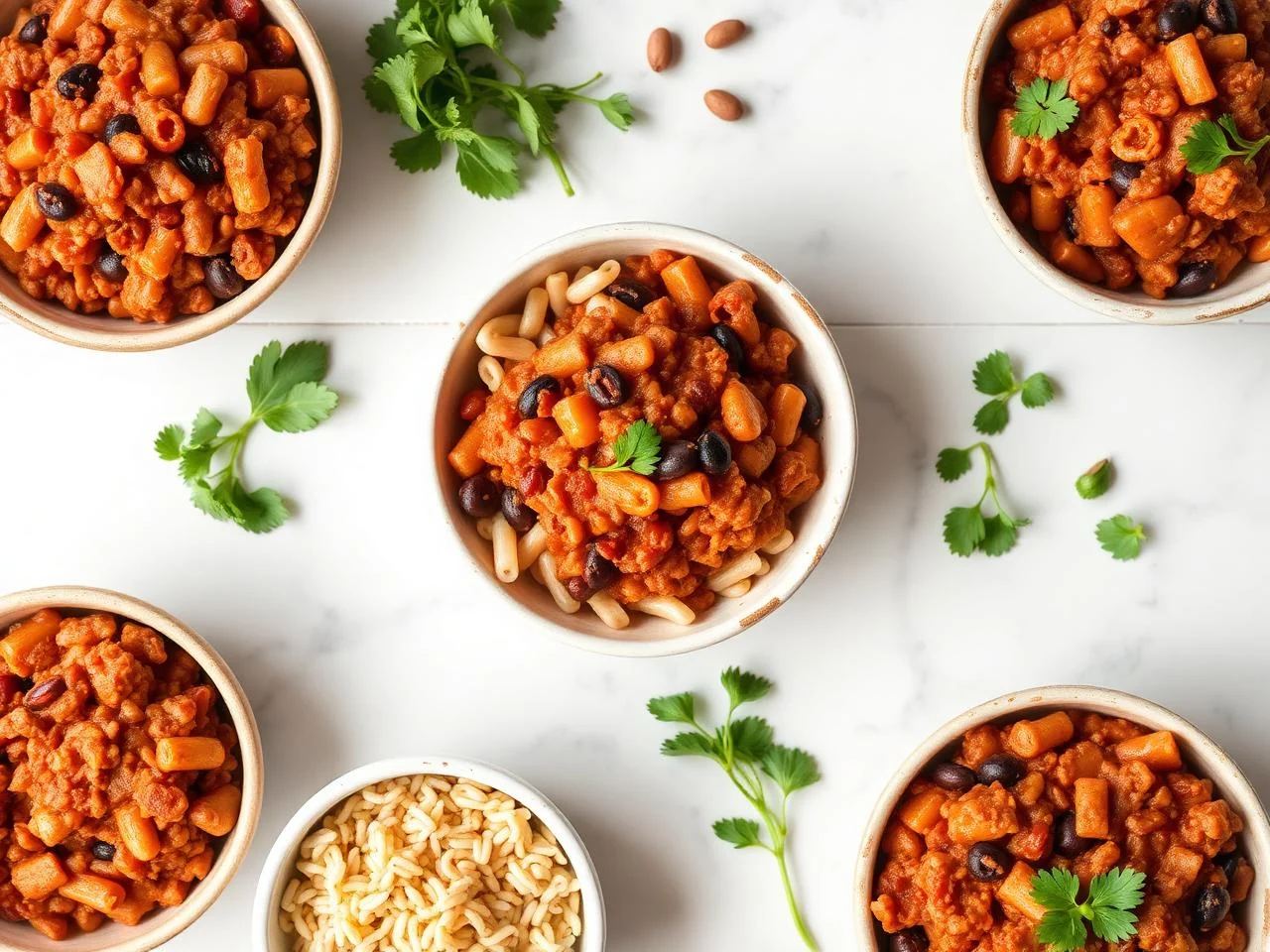 Ingredients for Vegetable And Bean Chili