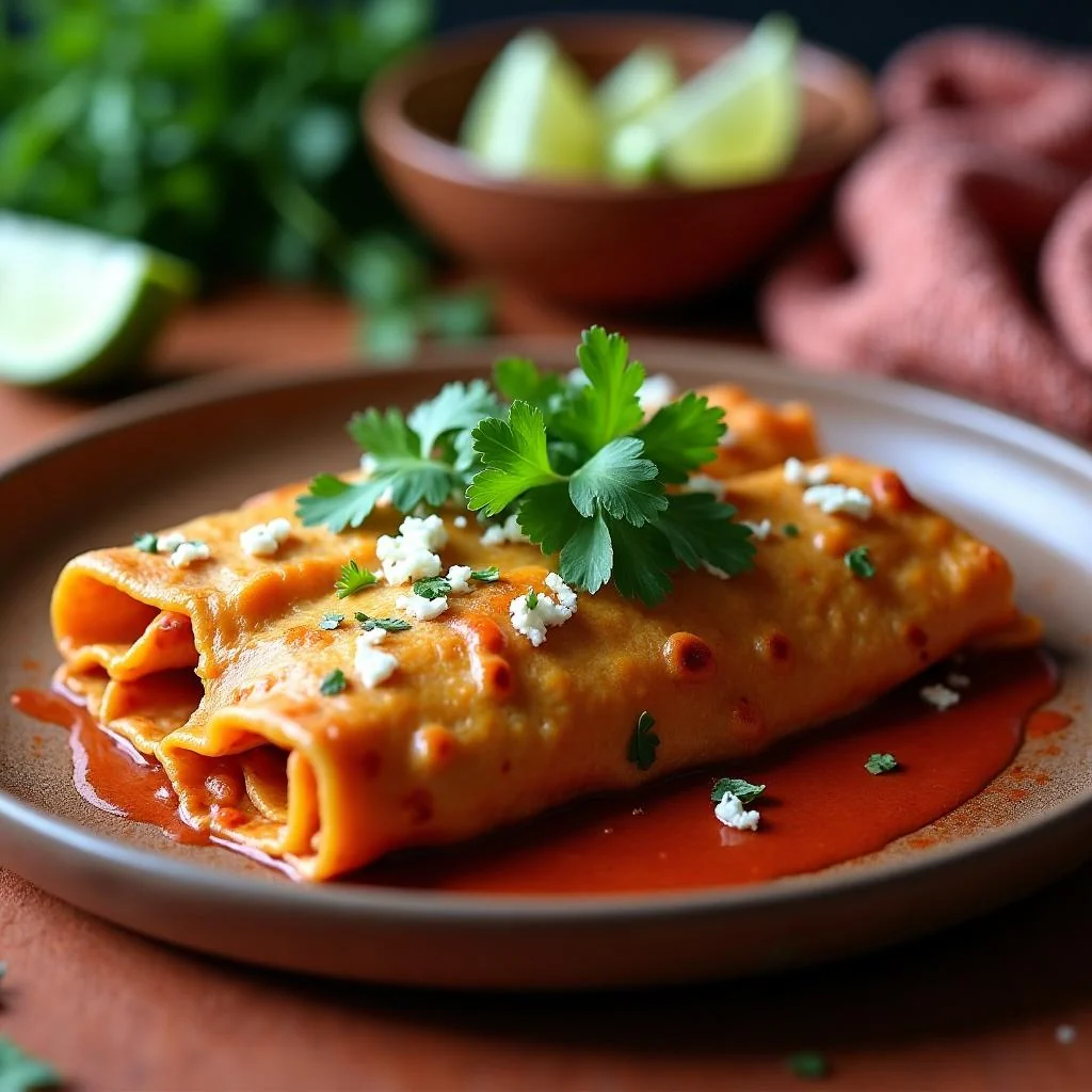 Vegetable Enchiladas Poblano