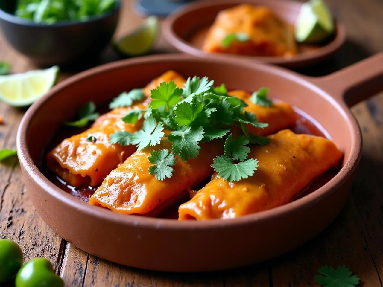 Vegetable Enchiladas Poblano