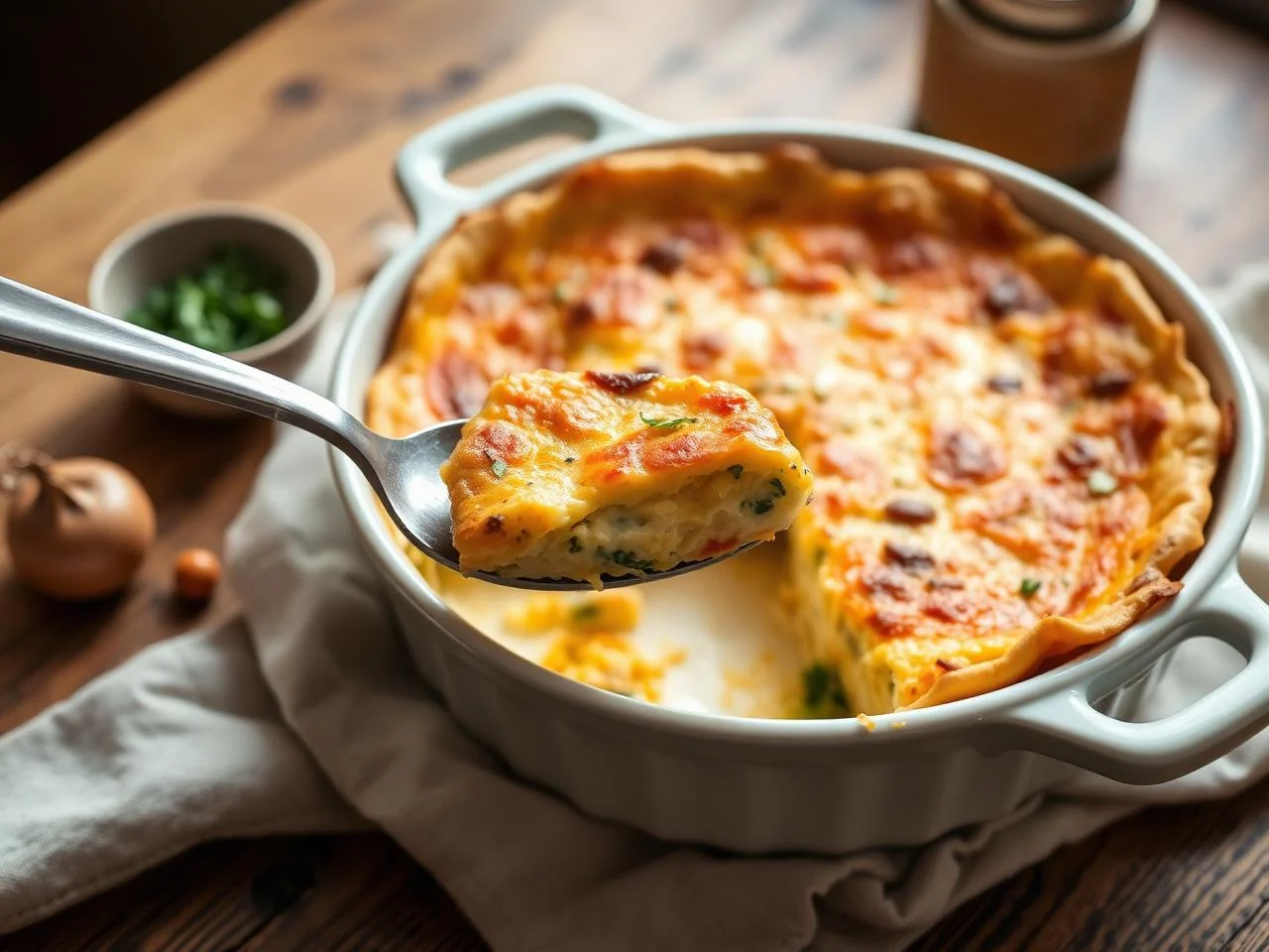 Vegetable Quiche Lorraine