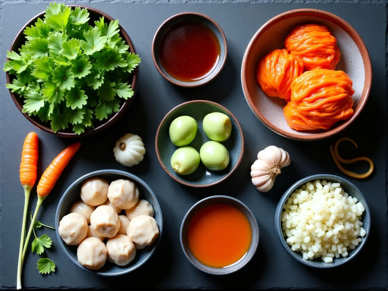 Ingredients for Vegetable Spring Rolls
