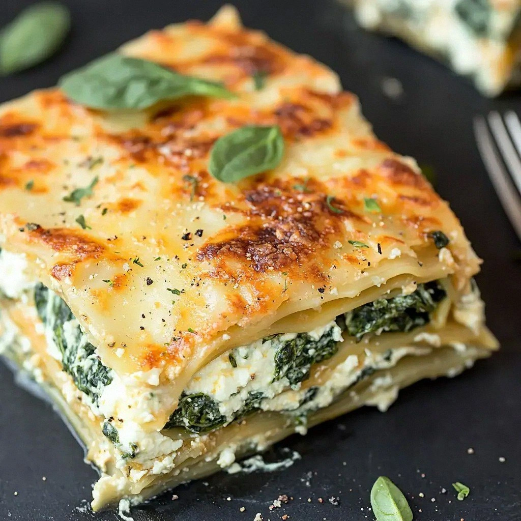 Vegetarian Lasagna with Spinac