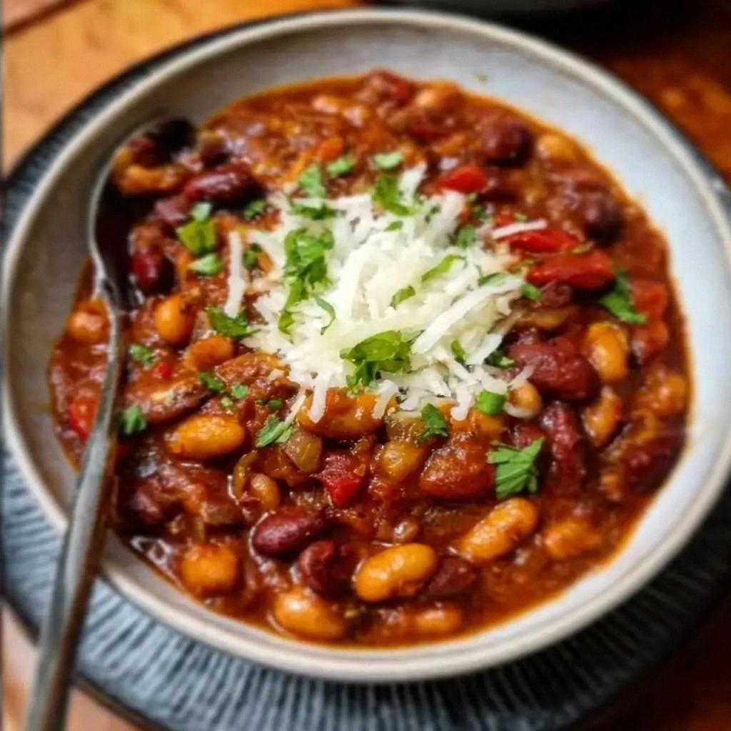 Vegetarian Three Bean Chili Re