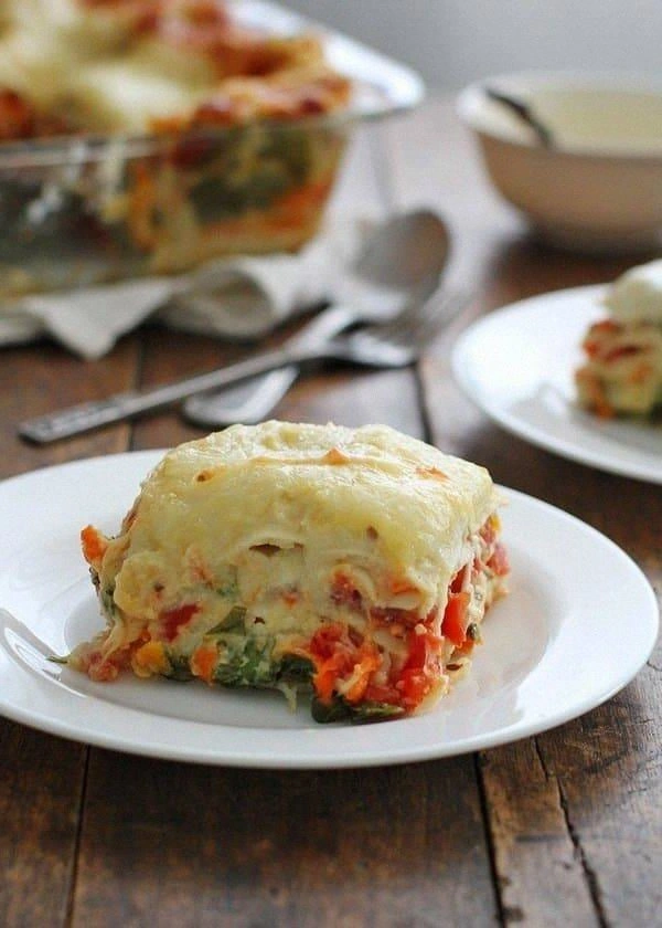 Veggie Alfredo Lasagna