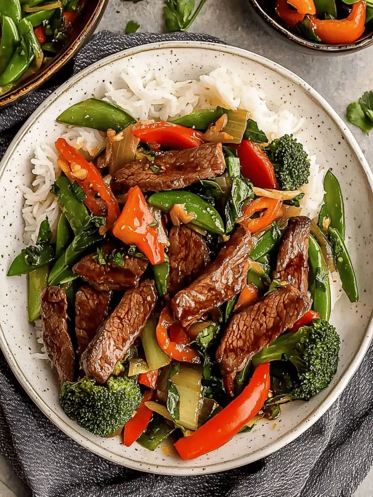 Veggie-Packed Flank Steak Stir