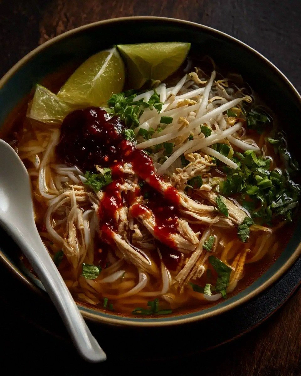 Vietnamese Chicken Pho Soup Re