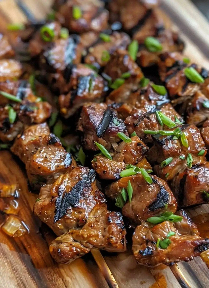 Vietnamese Lemongrass Pork Ske