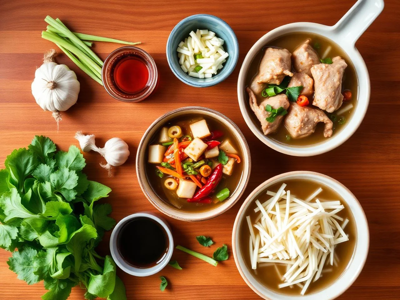 Ingredients for Vietnamese Pho