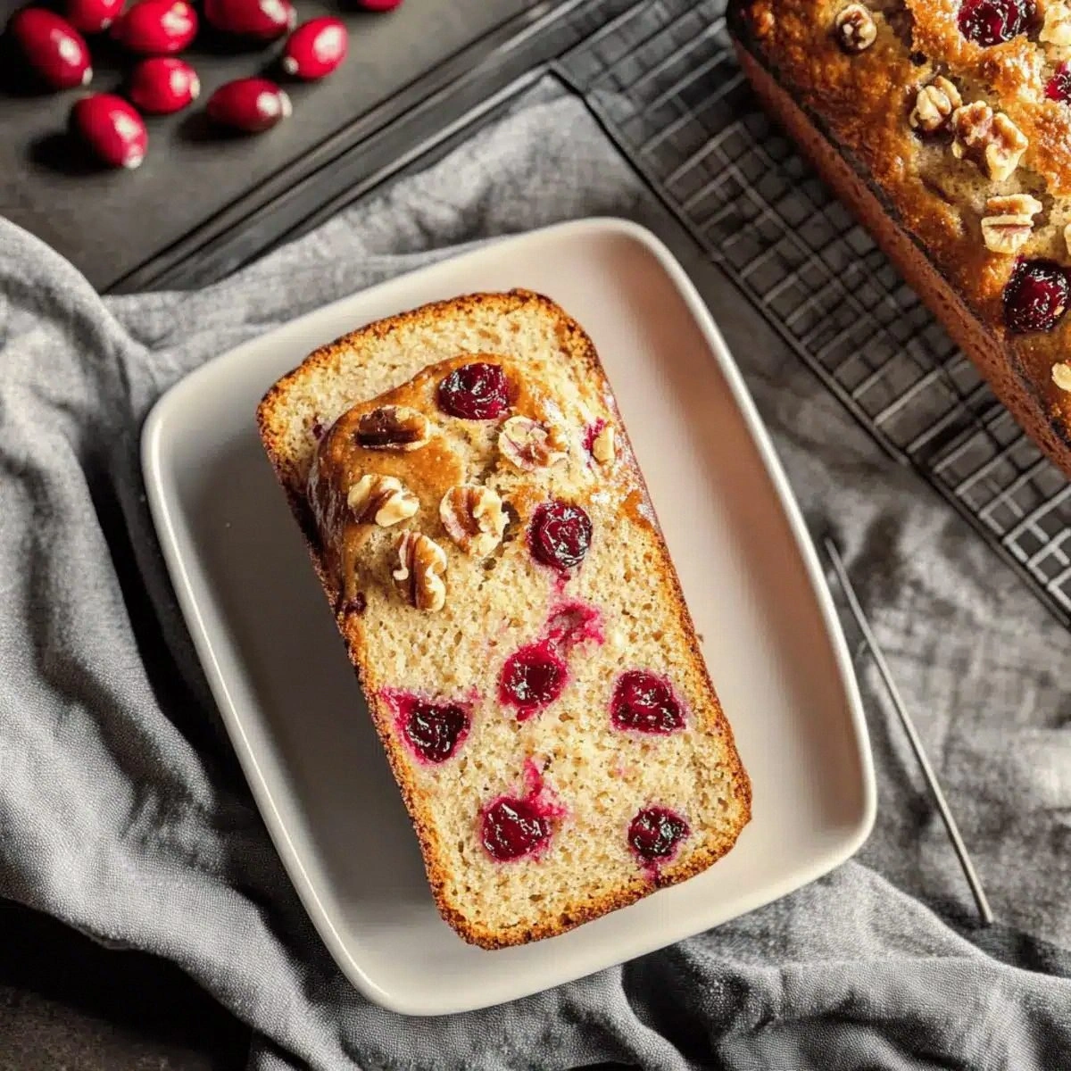 Warm and Dreamy Cranberry Walnut Bread for Cozy Days