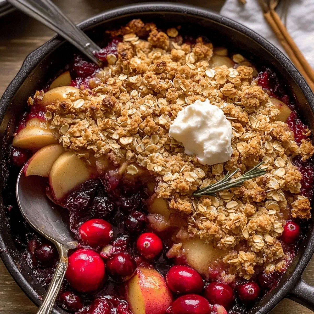 Warm Apple Cranberry Crisp That’ll Make Your Holidays Magical