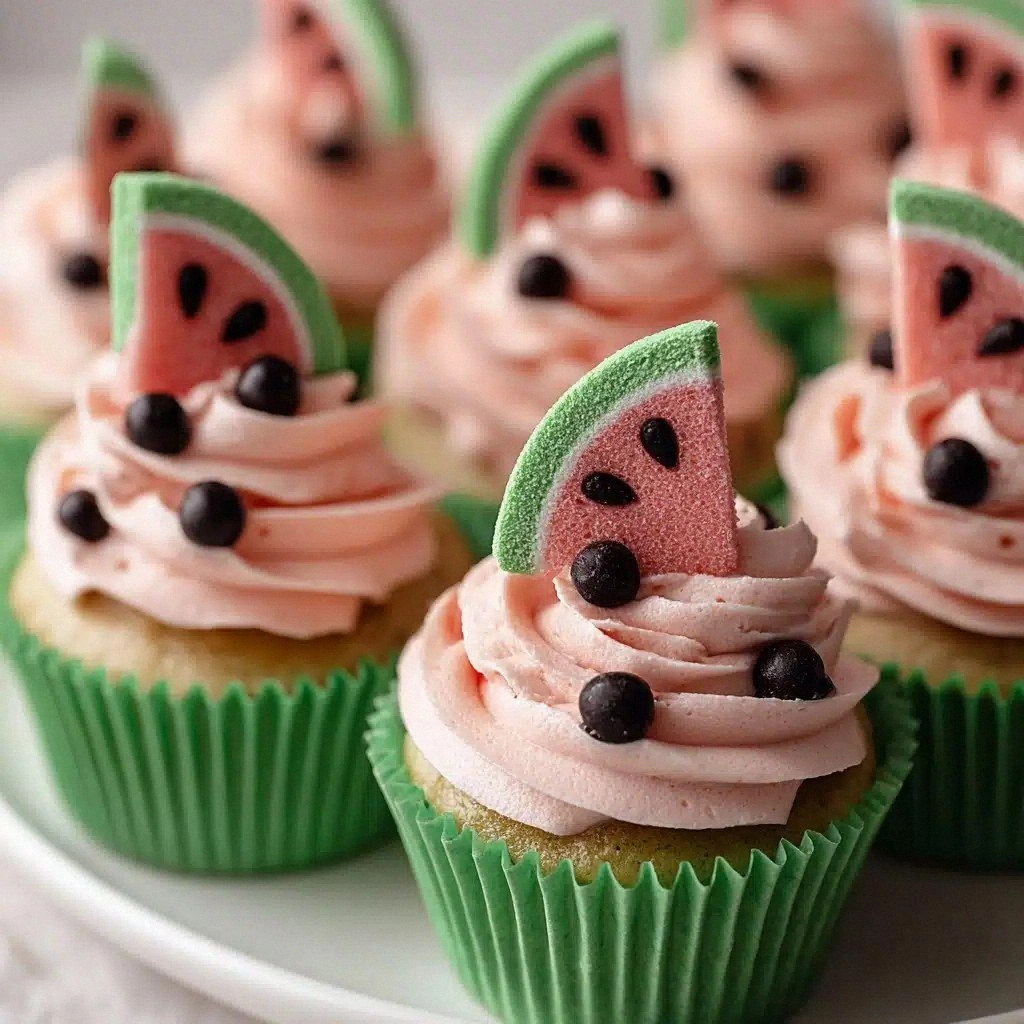 Watermelon Cupcakes Recipe
