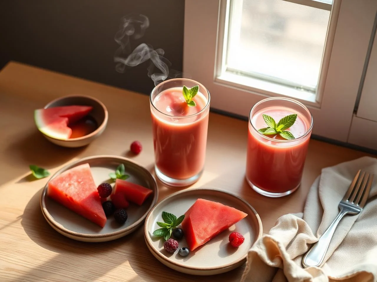 Watermelon Mint Smoothie