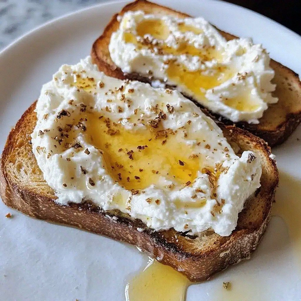 Whipped Ricotta Honey Toast Re