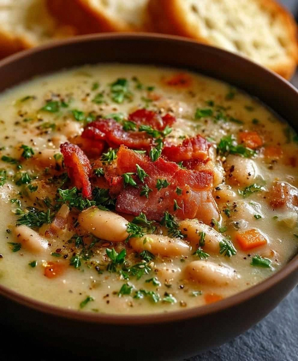 White Bean Soup with Bacon: A Hearty and Delicious Recipe for Comfort Food Lovers