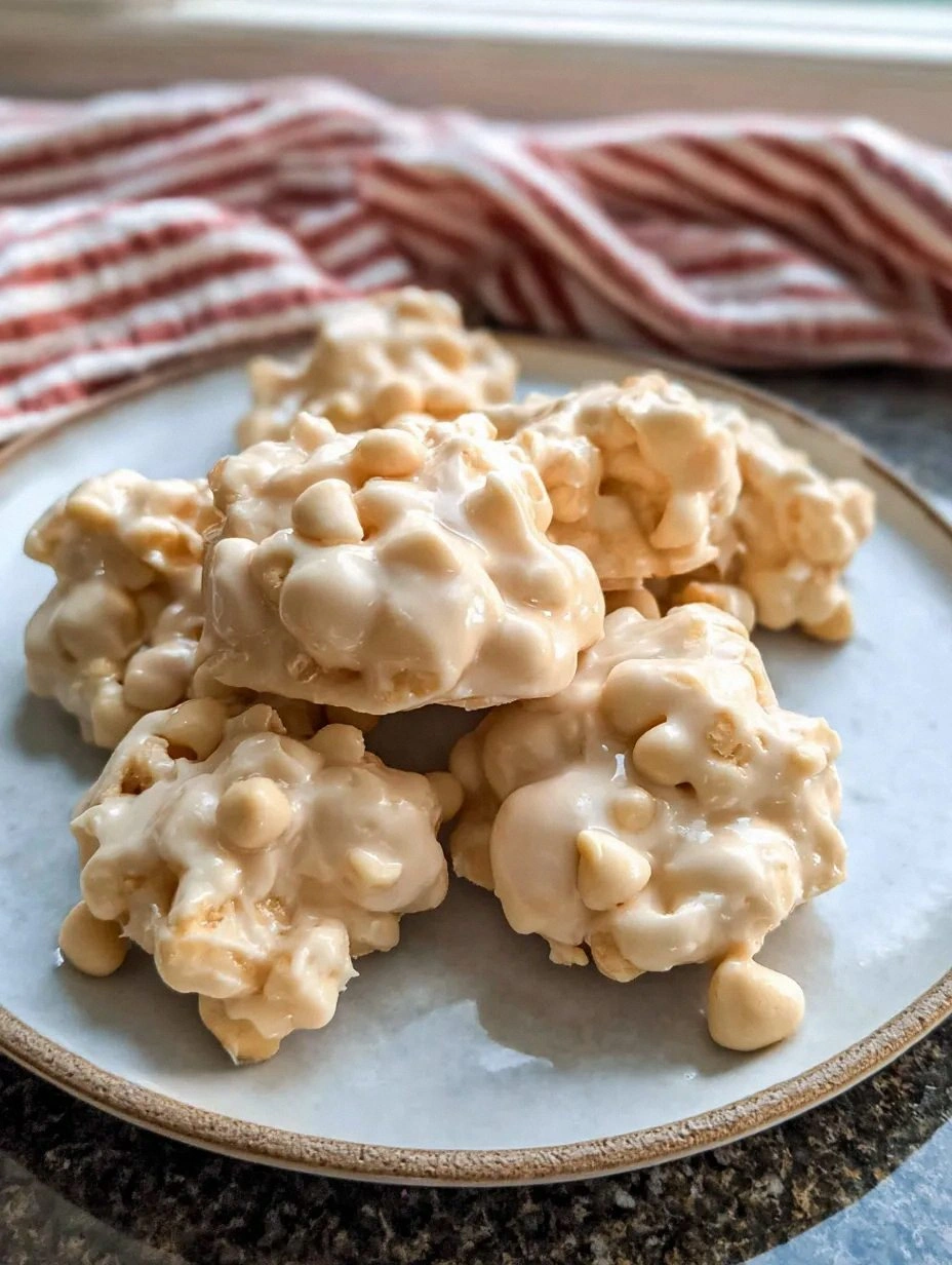 White Chocolate Peanut Marshmallow Clusters – The Easiest, Creamiest No-Bake Holiday Treat!