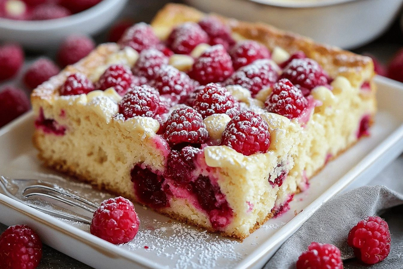 White Chocolate Raspberry Tray