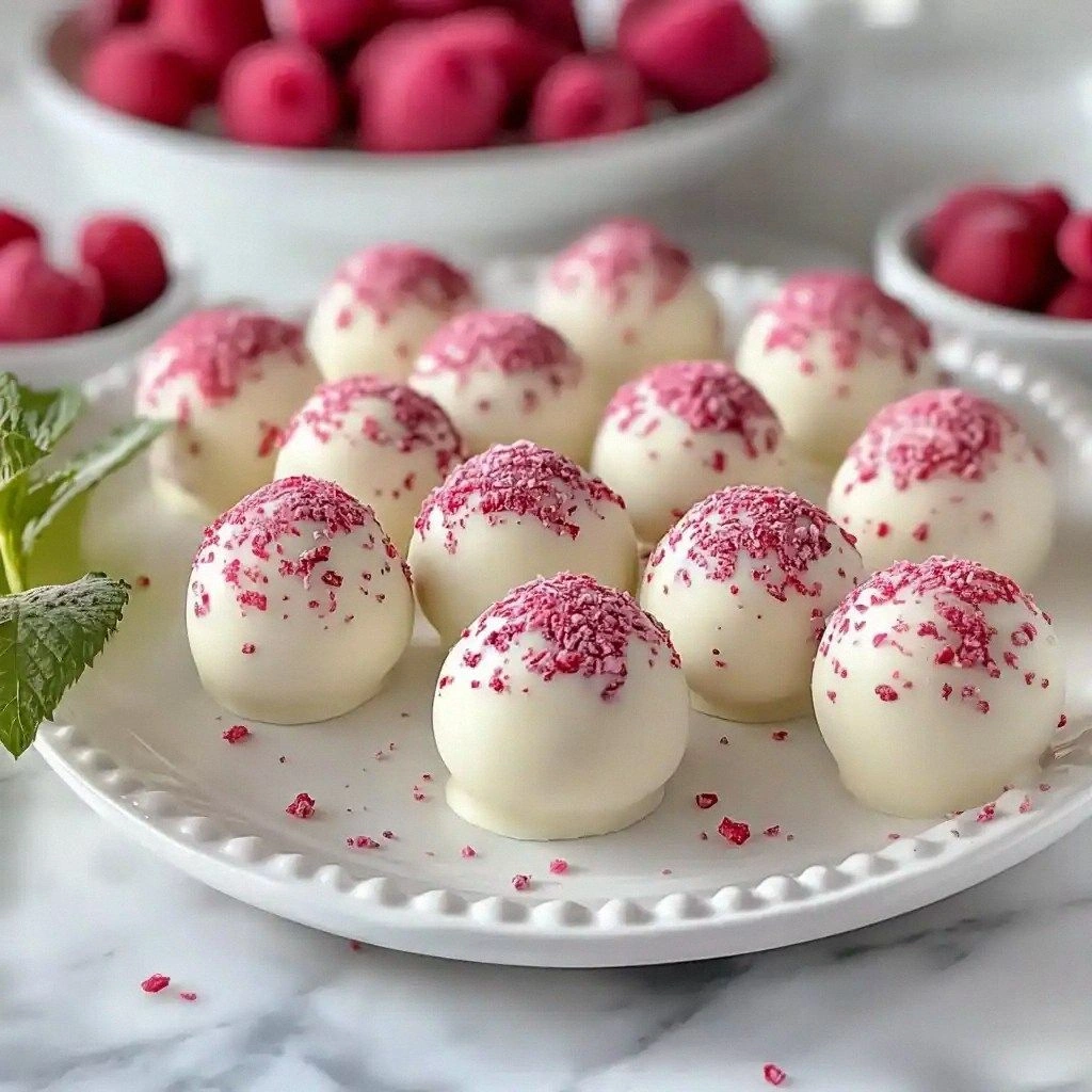 White Chocolate Raspberry Truf
