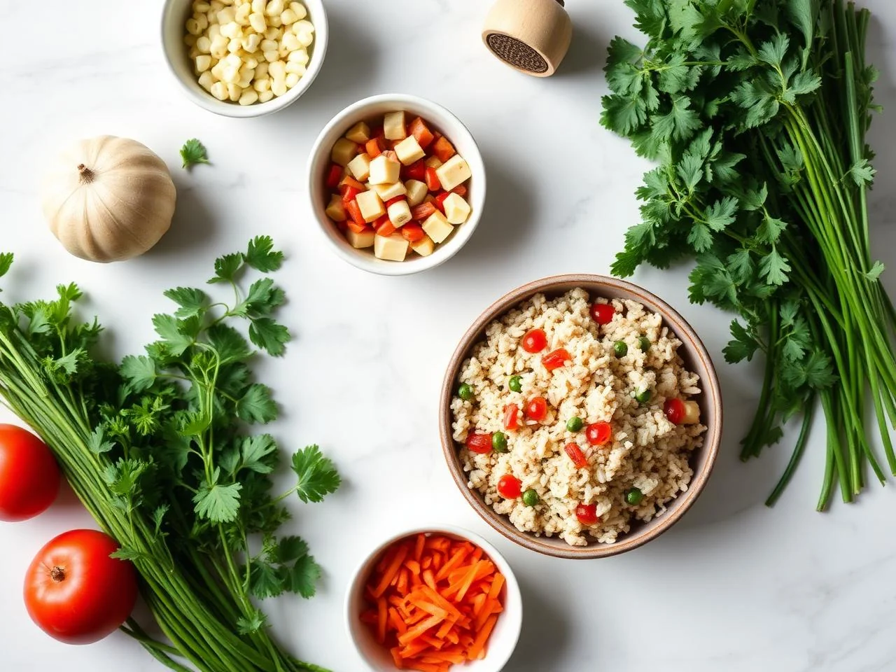 Ingredients for Wild Rice Salad