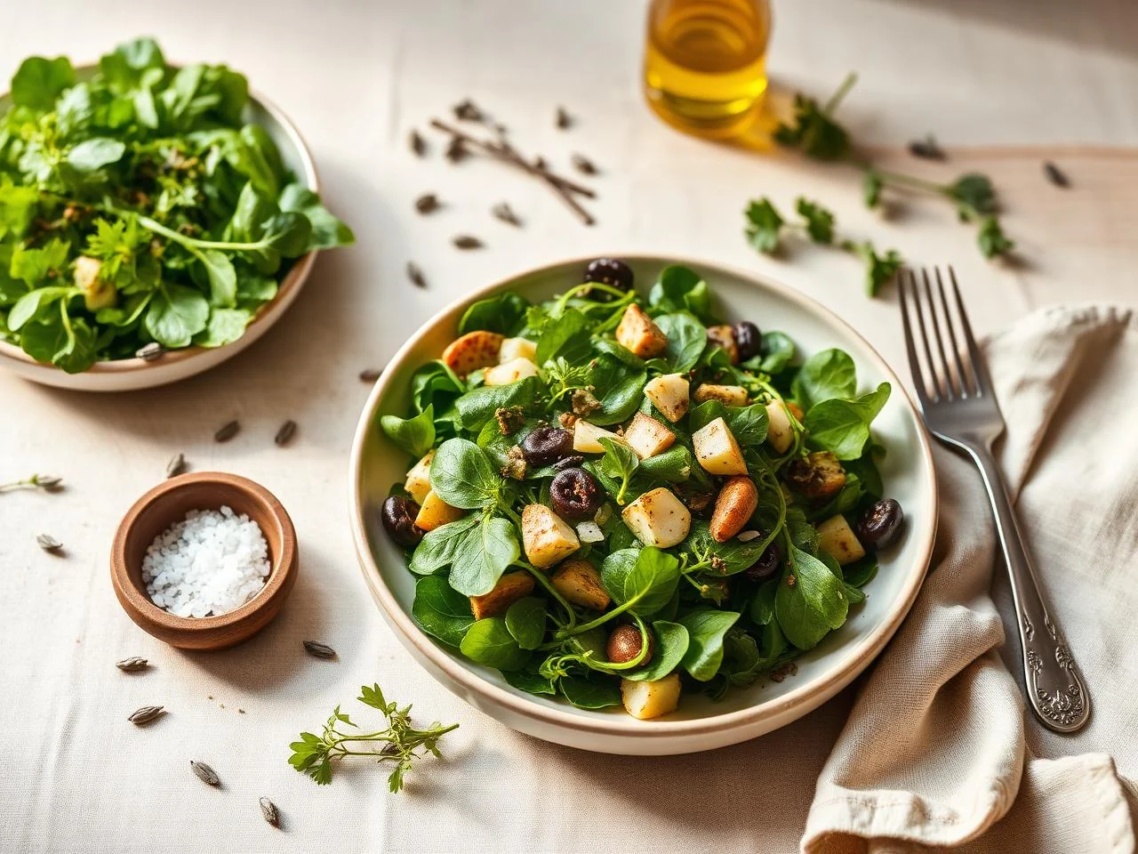 Winter Greens Salad