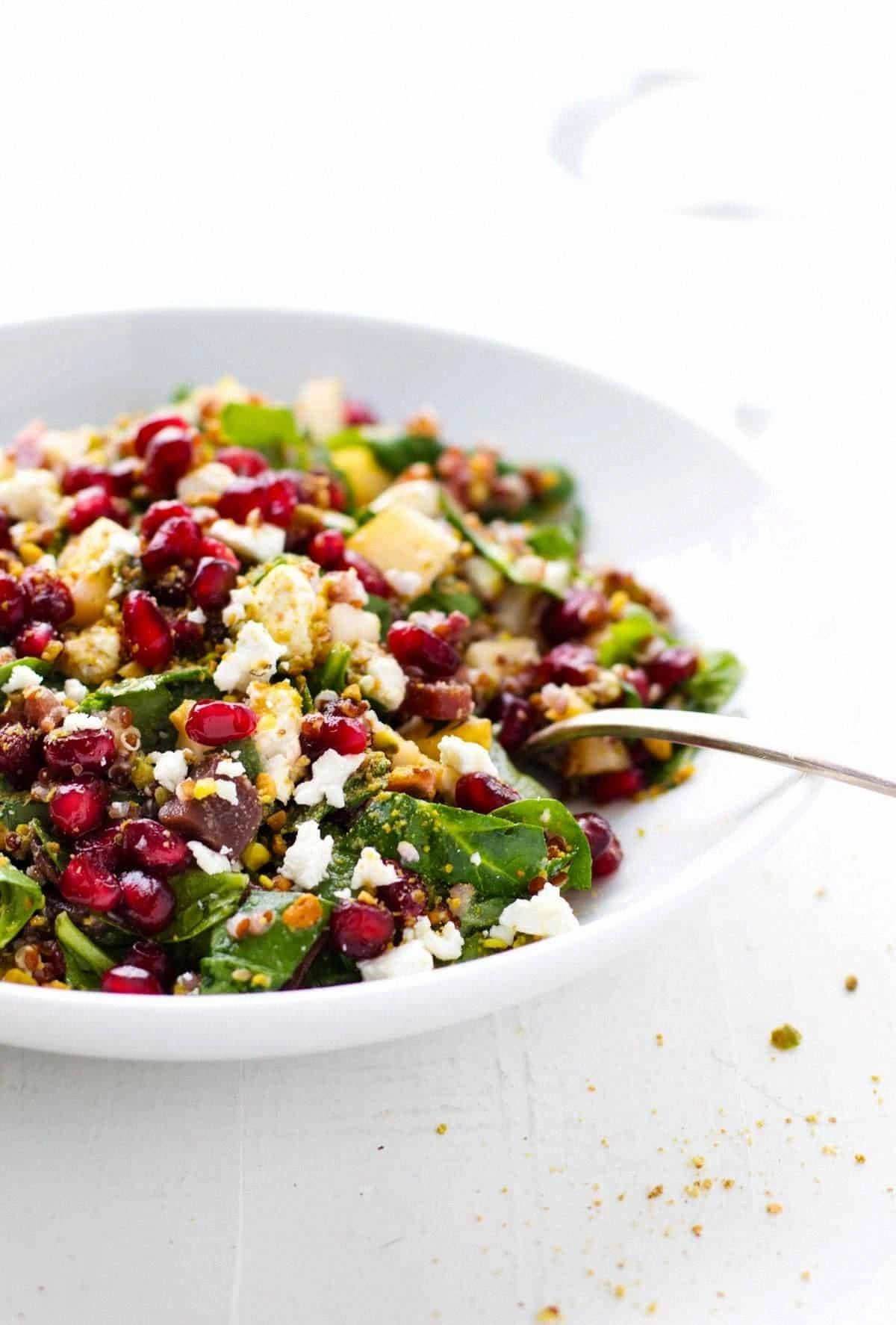 Winter Rainbow Quinoa Salad
