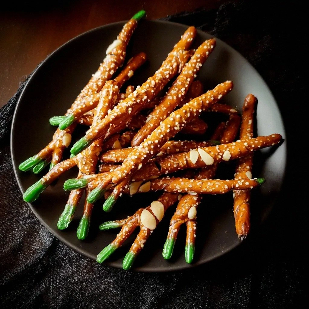 Witch Finger Pretzels Recipe