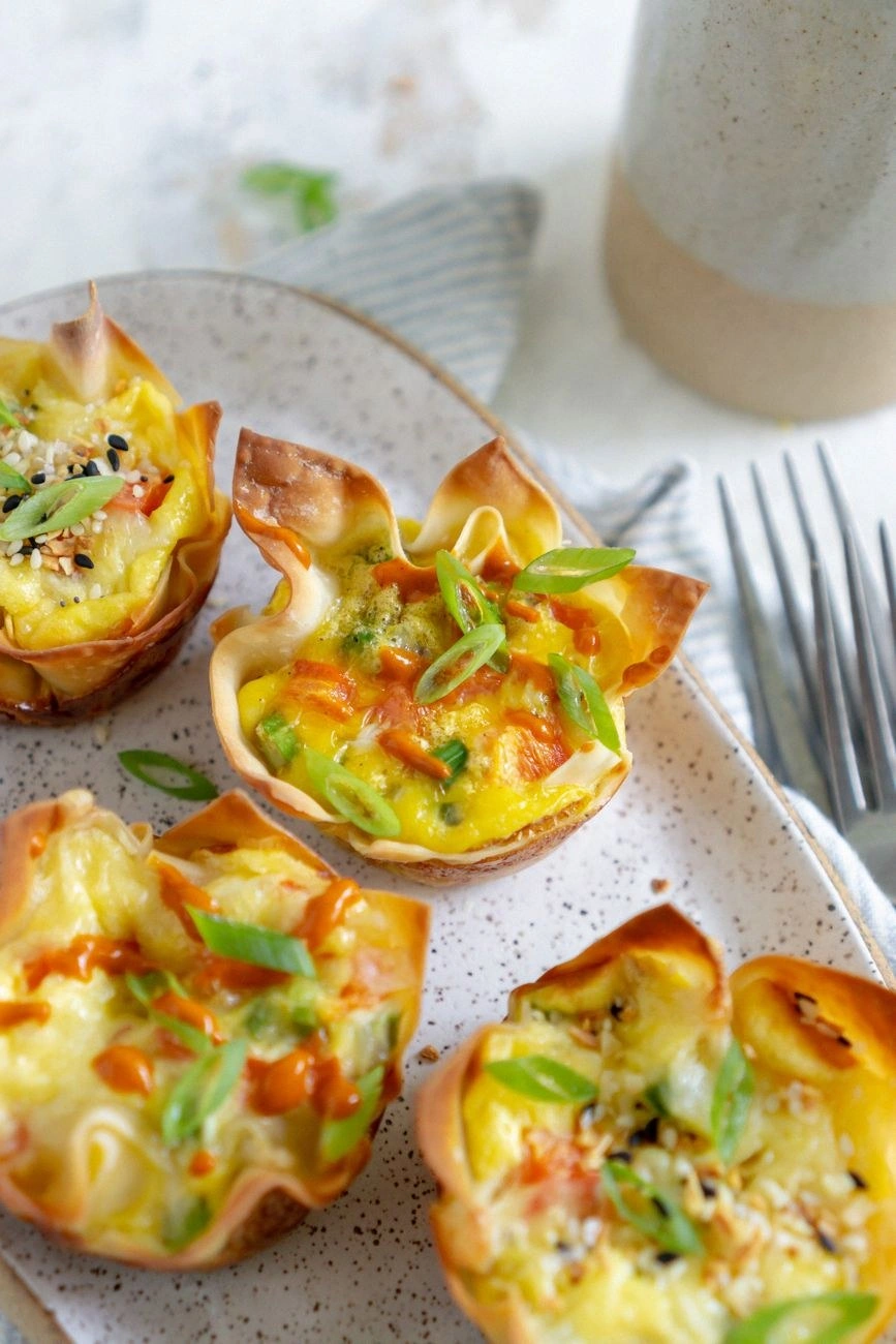 Wonton Egg Bites