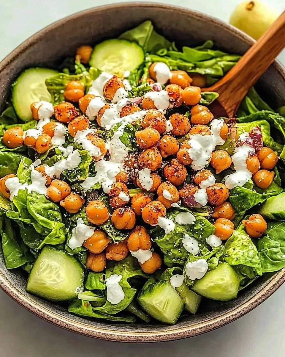 Zesty Chickpea Salad: A Refreshing Flavor Boost!