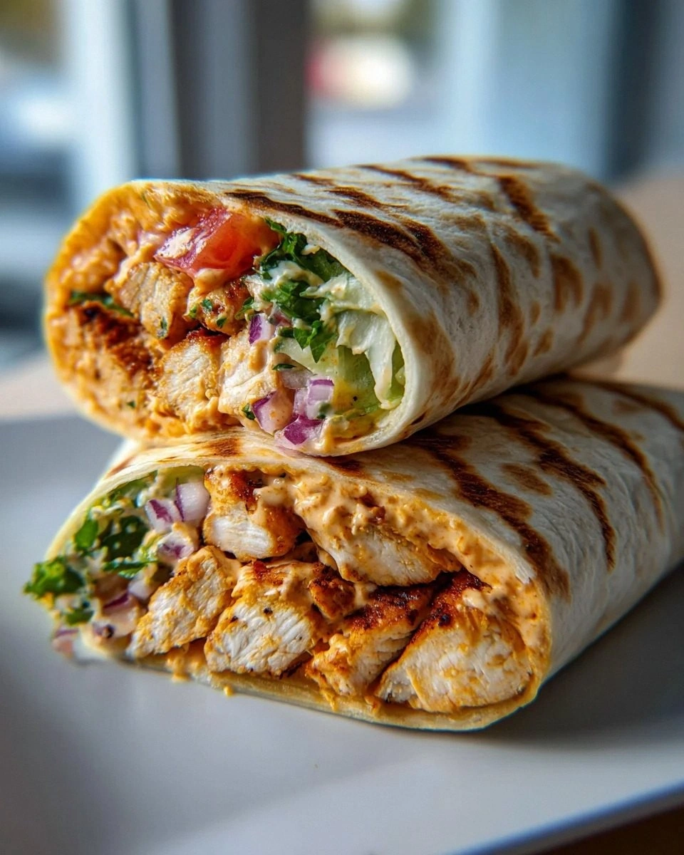 Zesty Chipotle Ranch Grilled Chicken Burrito Recipe Delight