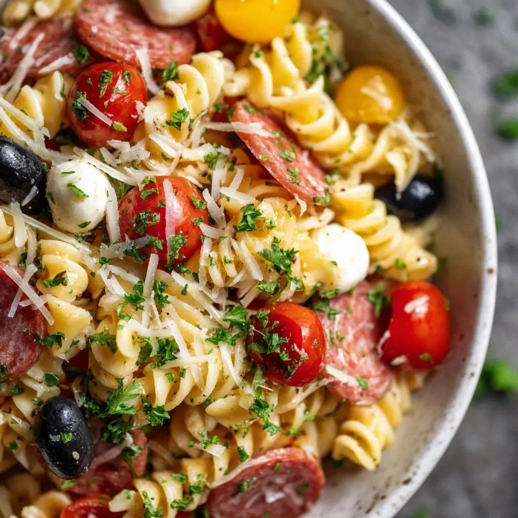 Zesty Italian Pasta Salad: The
