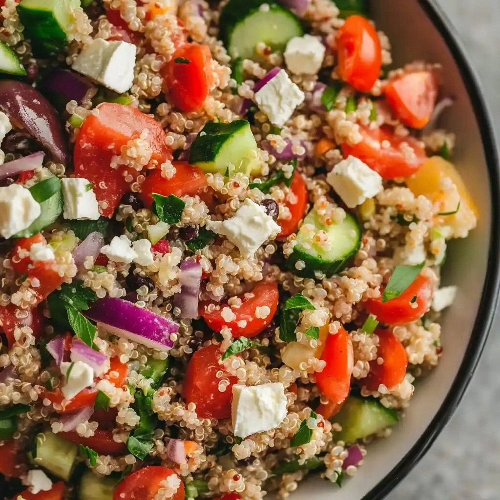 Zesty Mediterranean Quinoa Sal
