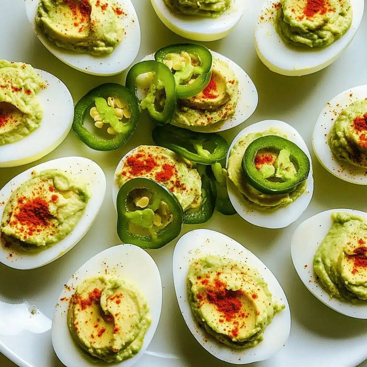 Zesty Mexican Deviled Eggs with Avocado for a Flavor Boost