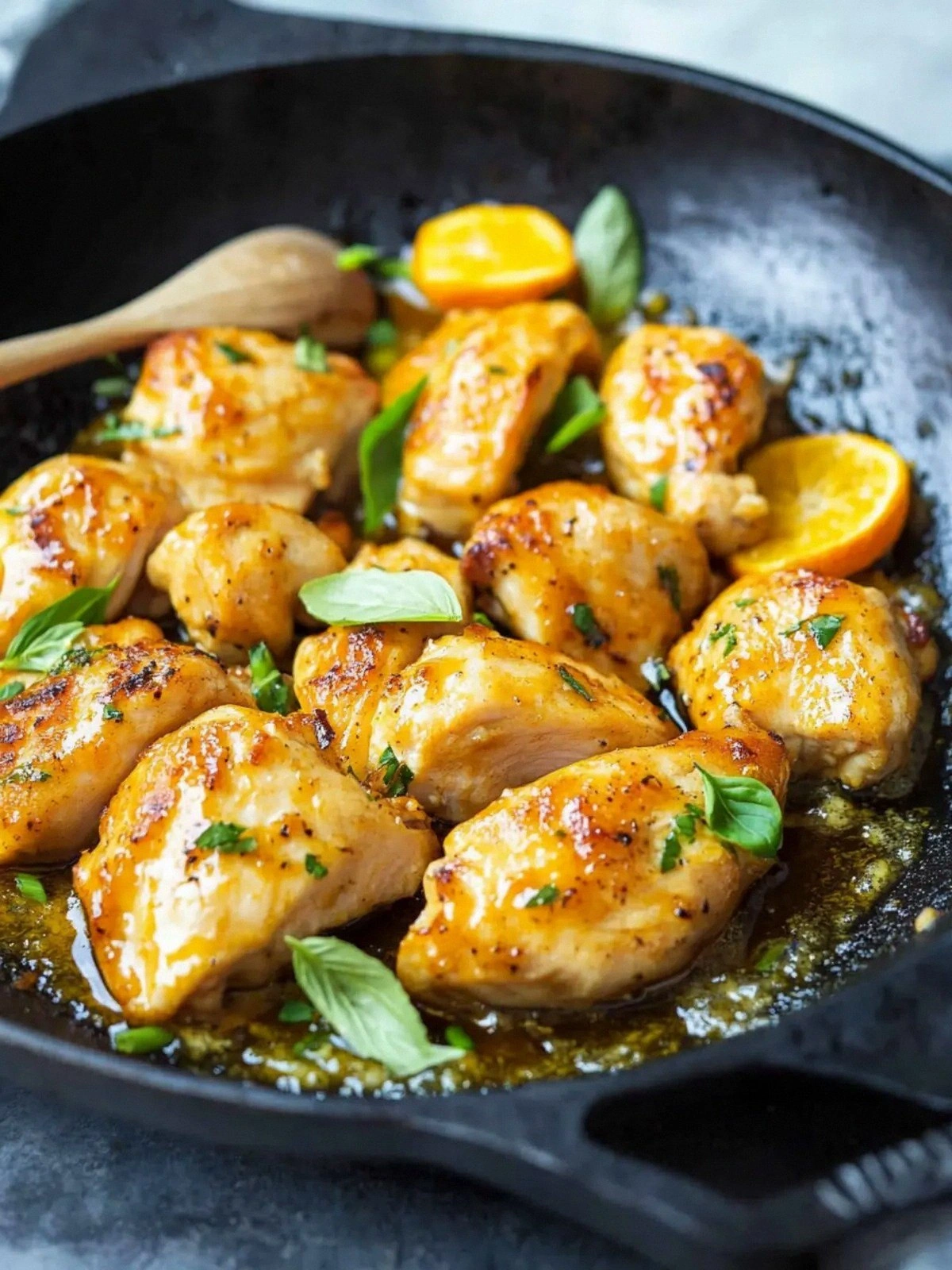 Zesty Orange Peel Chicken with