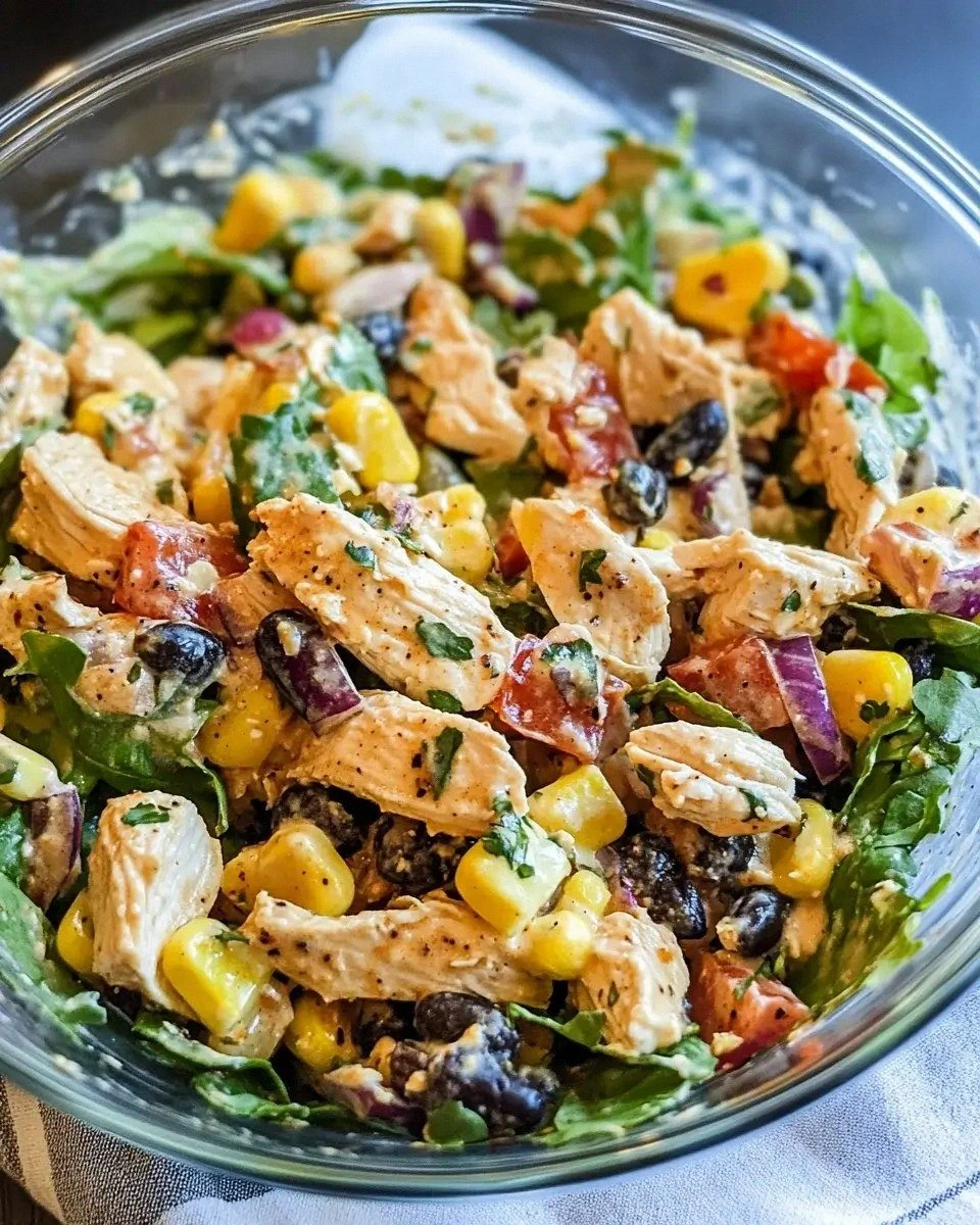 Zesty Southwest Chicken Salad Recipe is a must-try!