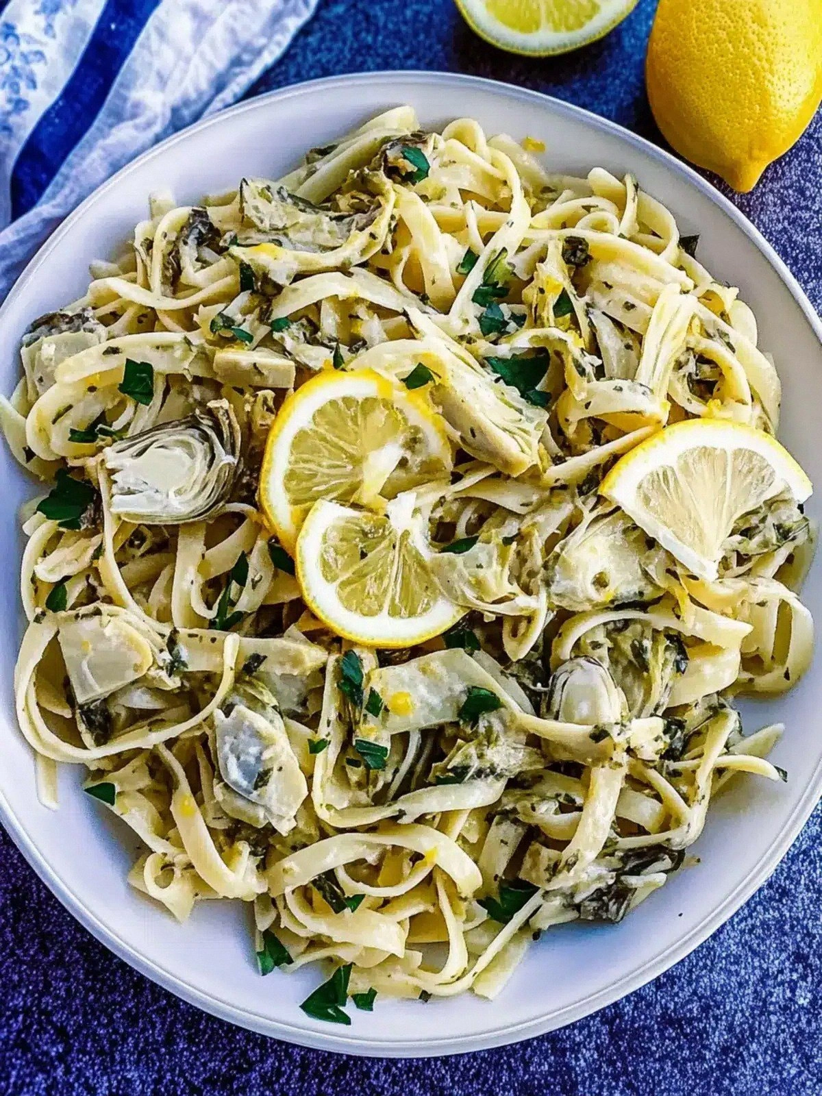 Zesty Vegan Lemon Artichoke Pa
