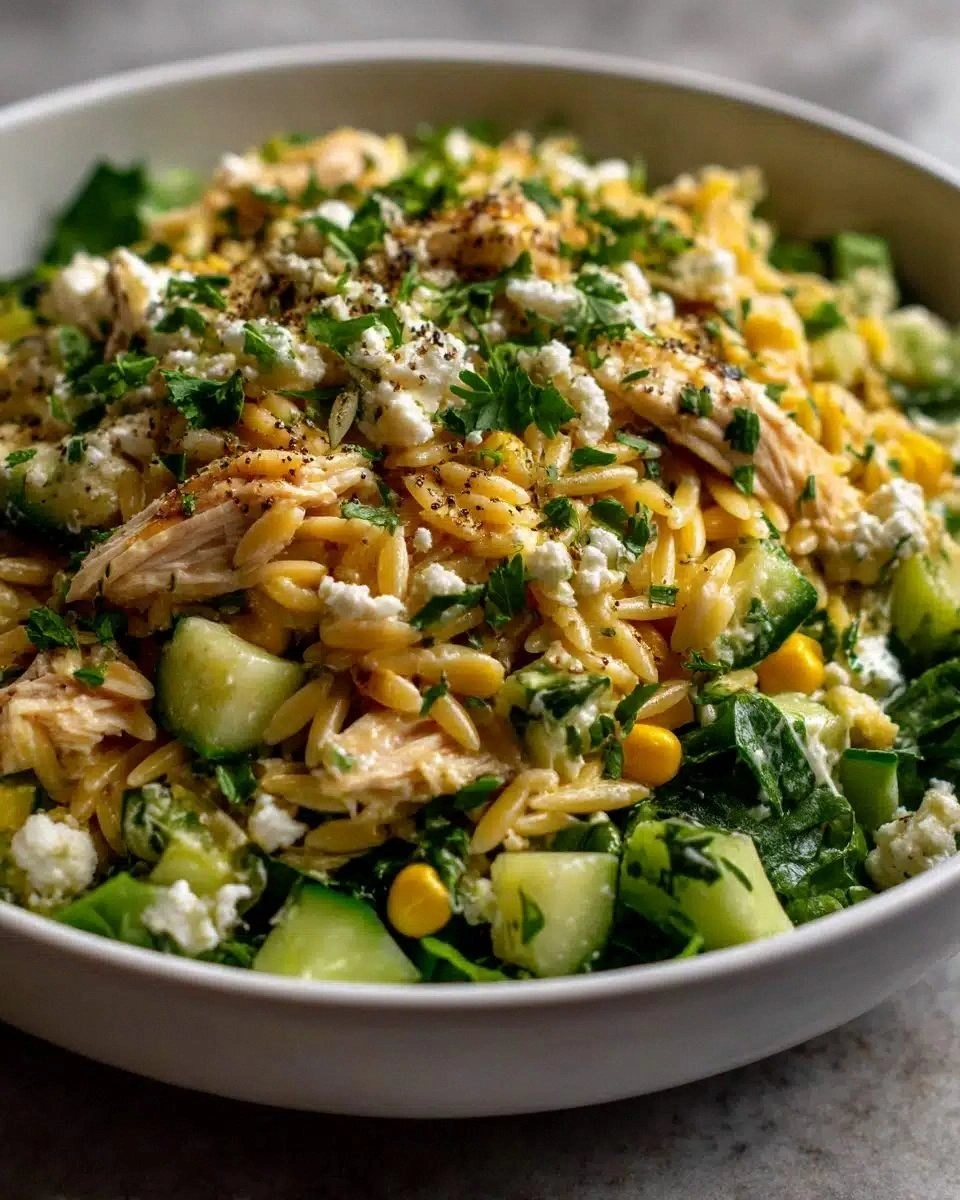 Zippy Orzo Summer Salad Recipe