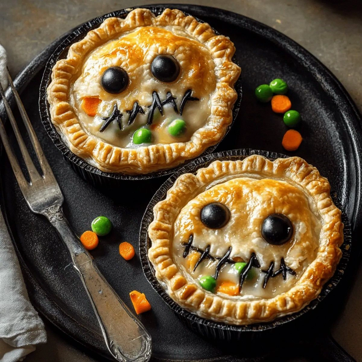 Zombie Pot Pies: Creepy Comfort Food for Halloween Fun