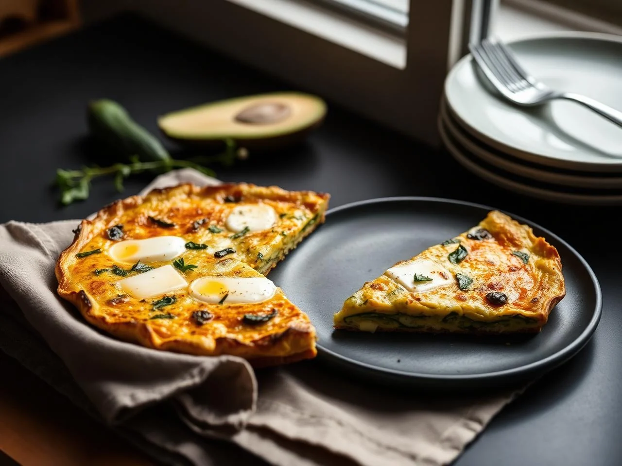 Zucchini And Cheese Frittata