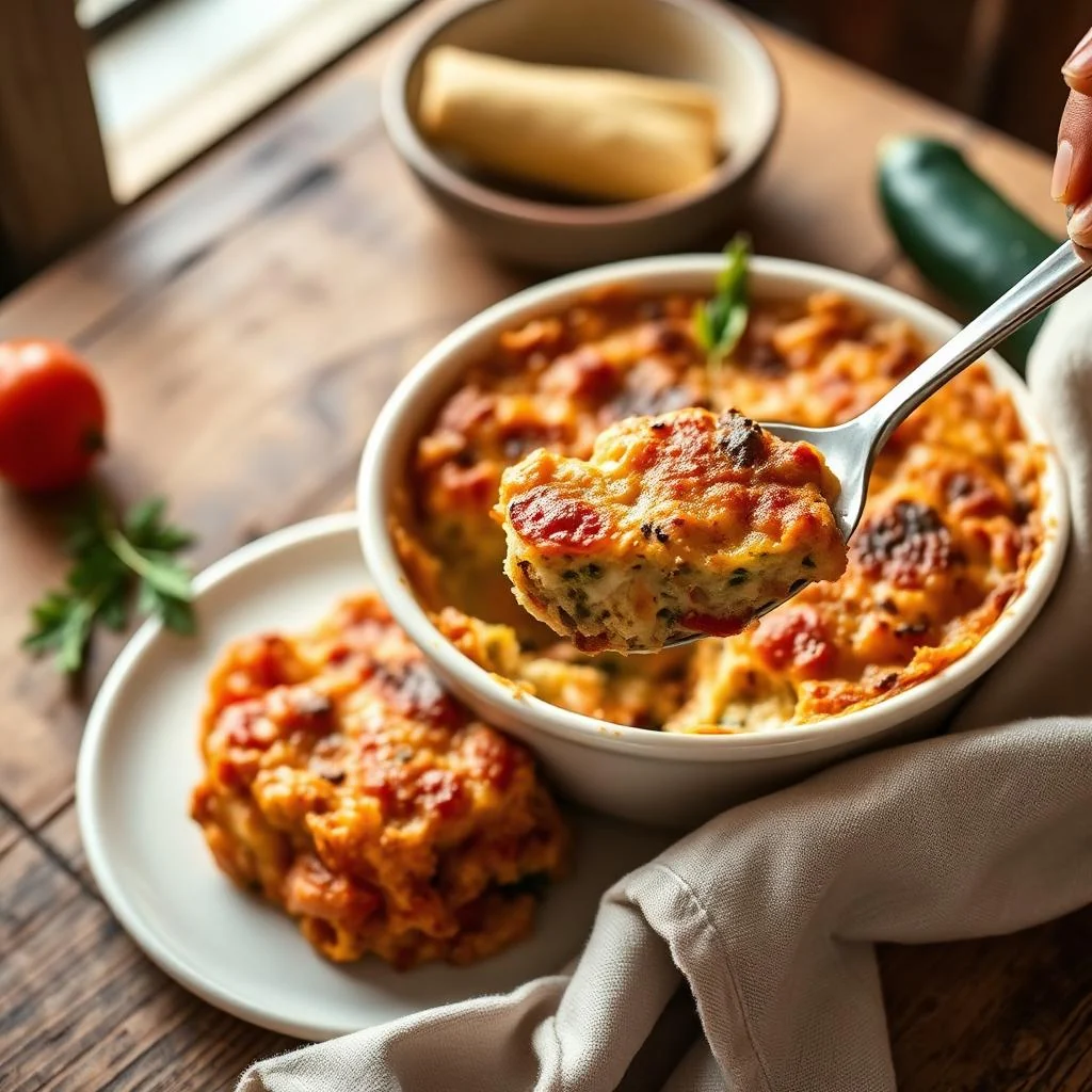 Zucchini And Tomato Casserole