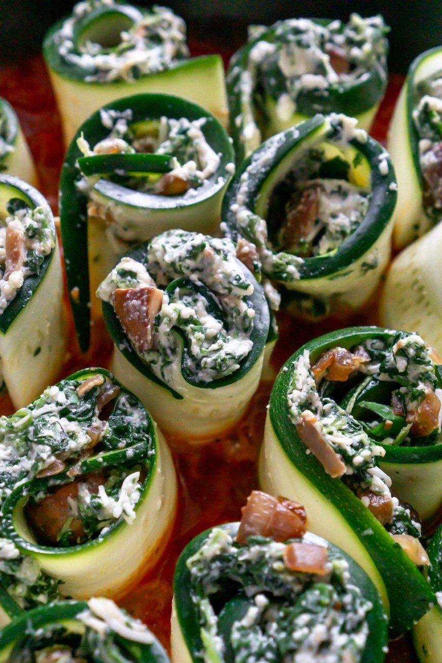 Zucchini Lasagna Rolls