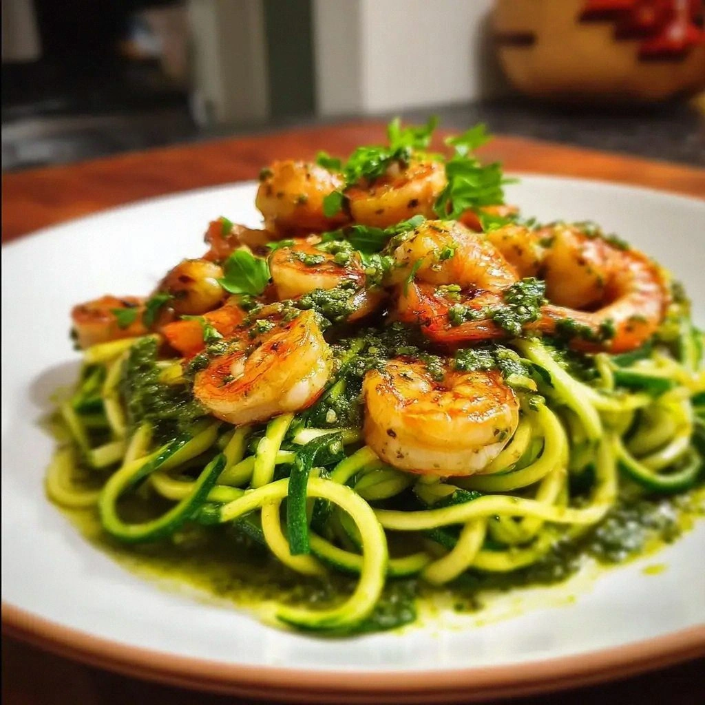 Zucchini Noodles with Pesto an